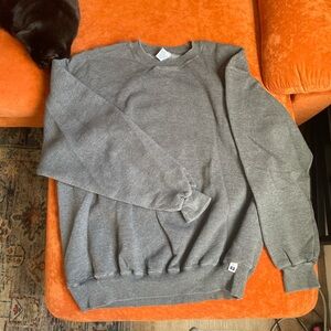 Russell Athletic Men's Gray Crewneck Sweater